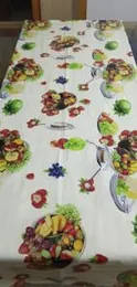 Colorful Fruit Print Table Cloth â 54" x 36" for Home & Events