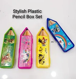 Kids Plastic Pencil Box â Safe & Compact Stationery Case