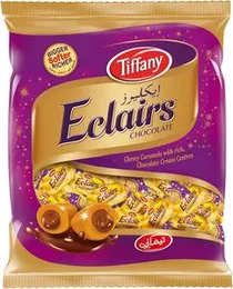 Tiffany, Eclairs, Chocolate filled, 1kg including 112Pcs
