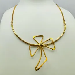 Guaranteed Gold plated neklas Check Theme necklace For Women very beautiful design for gift your lover neckles