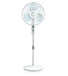Innovex Stand Fan 40W-50W 3 Speeds 1 Hour Timer Copper Motor - Damro 1 Year Warranty