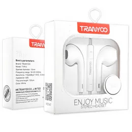 TRANYOO T-R13 In-ear Earphone Type C â High-Quality Wired Earbuds with Mic