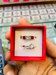 Romantic Matching Couples Rings â His & Hers Design