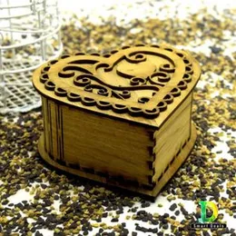Heart Theme Wooden Love Jewellery Box Ring New Lovers Design Beautiful Box Shape For Specially Lover Gift Valentine gift Anniversary gift Wedding Gift