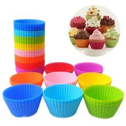 Silicone Cup cake Mold Reusable â 24 pcs