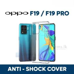 Luxury Transparent ThickBallon Bumper Case For OPPO F19 / F19 Pro Crystal Transparent Premium Quality Shockproof Protective Phone ShellÂ 