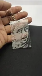 Customized Laser Engraved Photo/Picture Key Tags With Your Photo, Personalized Acrylic Key Tags, Key Chain, Key Ring Love Gift