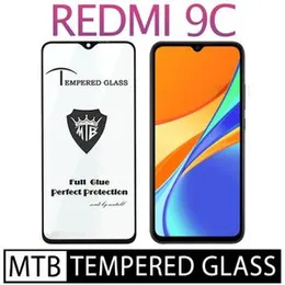 Redmi 9C Branded MTB High Quality Screen Protector Full Glue 9D MTB tempered Glass for Redmi 9C