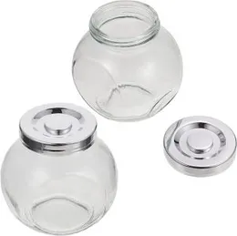 Sealed Glass Bottle Storage Jars â Kitchen Food Containers for Grains, Dry Goods, Oatmeal & Snacks