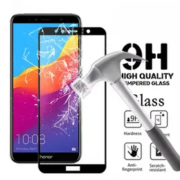 Huawei Honor 7X 7A 7C Pro Tempered Glass Screen Protector Full Glue Safety Glass