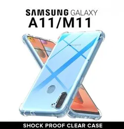 New Transparent Shockproof Bumper Case For Samsung Galaxy A11 M11 Crystal Transparent Premium Quality Shockproof Protective Phone ShellSamsung A11/M11