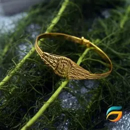 Guaranteed Gold Plated Expandable Free Size Baby Bangle Family Love Gifts Jewelry For Baby.