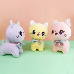 Premium 35cm Cat Soft Toy Cuddly Stuffed Animal for Kids Playtime Bedroom Decor Gift, High Quality Toy