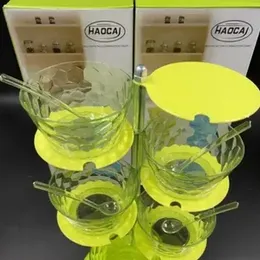 Rotatable Multi-layer Vertical Seasoning Box Jars Home Kitchen Tool Accessory Muti-layer Rotatable Space-saving Seasoning Box Vertical Rotatable 5-Lay