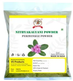 VS Products NithyaKalyani Powder, 500g, Periwinkle Powder, Sadabahar Powder, Catharanthus Roseus, Old Maid Flower, Annual Vinca, Madagascar Powder, (p