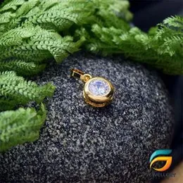 Gold Plated Pendant Pendant For Ladies With White Stone Fashion Stylish Rich Look Pendant For Women.