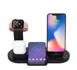 4-in-1 Wireless Charging Station for iPhone, Earbuds & Smartwatch | Fast Multi-Device Charging