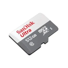 SanDisk Ultra microSDXC 100MB/s UHS-I Memory Card with Adaptor (512GB)