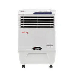 Telesonic McCoy Windy 17L HC Air Cooler 165W Honeycomb Pads 1550 mÂ³/hr Air Delivery 25ft Throw 3 Speeds