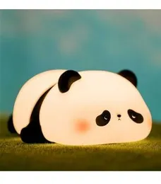 Sleeping Panda Silicone Night Lamp – Touch Controlled