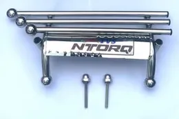 TVS NTROQ bike stainless steel silencer guard with free 2 bolt