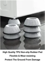 Anti Vibration Pads for Washing Machine Washing Machine Feet Pads Shock Absorber Noise Cancelling Washer Support, Washing Machine Anti Vibration Pad H