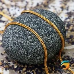 Gold Plated 02mm Fox Chain Guaranteed 18/24 inch Stylish Design For Women.