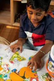 THE BOOK TREE Easy Peasy 52 Piece Alphabet Puzzle Set with 1 Board Book for Children