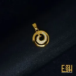 Gold Plated Stylish Rich Look Derana Pendant For Women gift items for girls big size