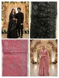 Traditional Embroidered Net Shawl â Big Size for Maximum Elegance