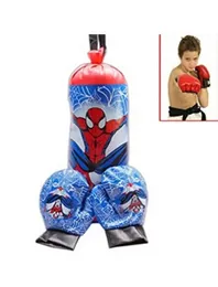 High Quality Material Kids Sports Training Boxing Hanging Punching Bag With Gloves Boxing Punching Bag Kids Boxing Bag