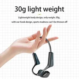 Langsdom BS17 Bone Conduction Headphones Wireless â Bluetooth 5.2, Sweat Resistant, Titanium Alloy, 11H Playtime