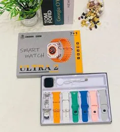 CROWN S900 7IN1 Strap Smart Watch â 2.2â HD Display & Bluetooth Calling with Fitness Tracking