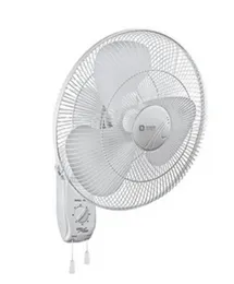 Orient Electric Wall 45 Wall Fan 400mm - 53W 1310 RPM 5700 mÂ³/hr Air Delivery 3 Resin Blades Crystal White