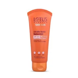 LOTUS HERBALS SAFE SUN UltraRx Matte Sunscreen SPF 50+ PA++++ DERBRATOL QUIALLY TERTE
