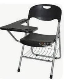 STUDENT PLASTIC CHAIR T-977 BLACK