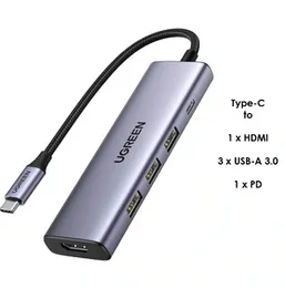 UGREEN 5 in 1 Type C HUB â CM511 - 15596