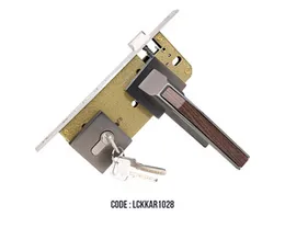 DOOR LOCK KAREKO 55Q-607 GREY/WOOD