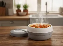 Hot Basket 600ml Stainless steel Bow