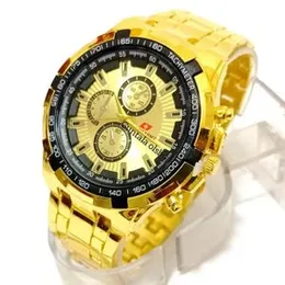 Businessmen Watch Luxury Brand Stainless Steel Wristwatches Chronograph Army Military Quartz Watches Relogio Masculino