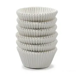 100pcs White Cupcake Baking Liners 11cm for Muffins & Cakes Durable and Non-Stick Premium Baking Cups