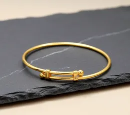 Custom Engraved Baby Bangle (2022 Design) â Adjustable Bracelet for Infants & Kids (6 Monthsâ3 Years)