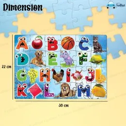 FunBlast Alphabet Jigsaw Puzzle for Kids Jigsaw Puzzle for Kids of Age 3-5 Years â 48 Pcs (Multicolor, Size 30X22 cm)