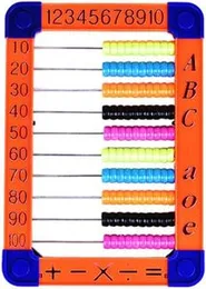 Beads math toy learning counting abacus plastic for kids.