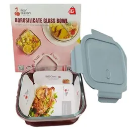 Borosilicate Glass Bowl With Lid 800ml Microwave