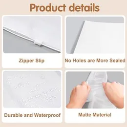 6 Pcs Travel Storage Bag Pack (4 Sizes) - Travel Accessories Clothes Storage Bags, Hospital Bag Maternity Essentials, Waterproof Luggage Storage Pouch