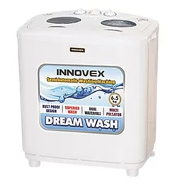INNOVEX Washing Machine - 6.5Kg - White - DSAN 65