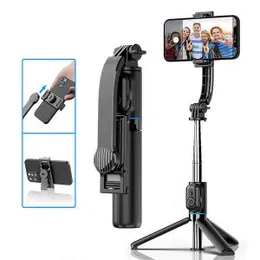 C01 Portable 360-degree Rotating Phone Selfie Stick with Remote Control Mini Split Phone Clip Camera Tripod