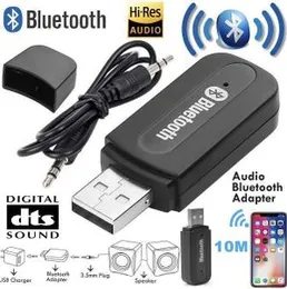 Audio USB Wireless Bluetooth 3.5mm Jack Stereo Music Receiver Adapter