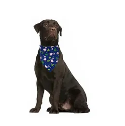 Pet Dog Bandana (Blue Flamingo) Cat Puppy Kerchief Pet Dog Accessories Neckerchief Scarf Towel Premium Durable Soft Lightweight Fabric
